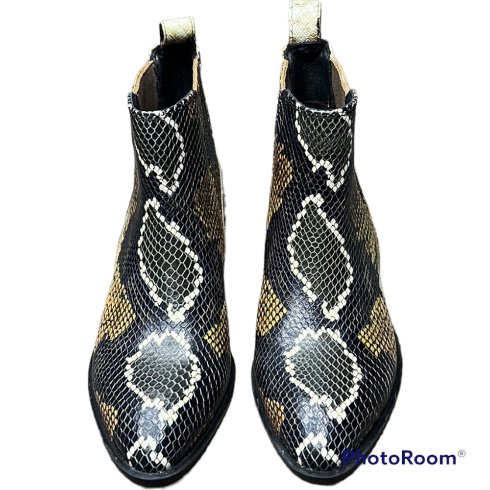 Crown vintage Tolana snakeskin Chelsea boot size 7